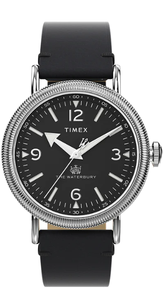 Timex Waterbury Standard Coin Edge 3-Hand 40mm Leather Band TW2W20200